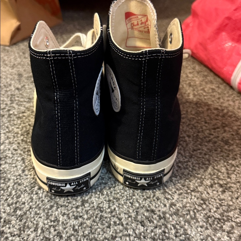 Converse All Stars Chuck Taylor Black High-Top Sneakers - Picture 3 of 8